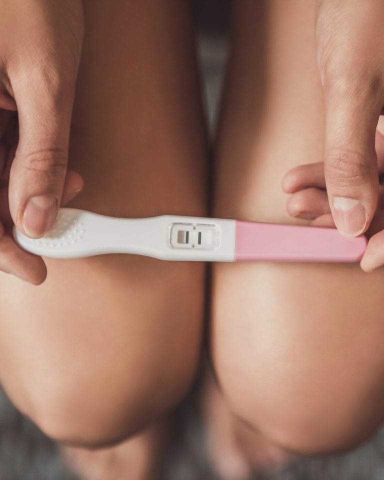 positive pregnancy test